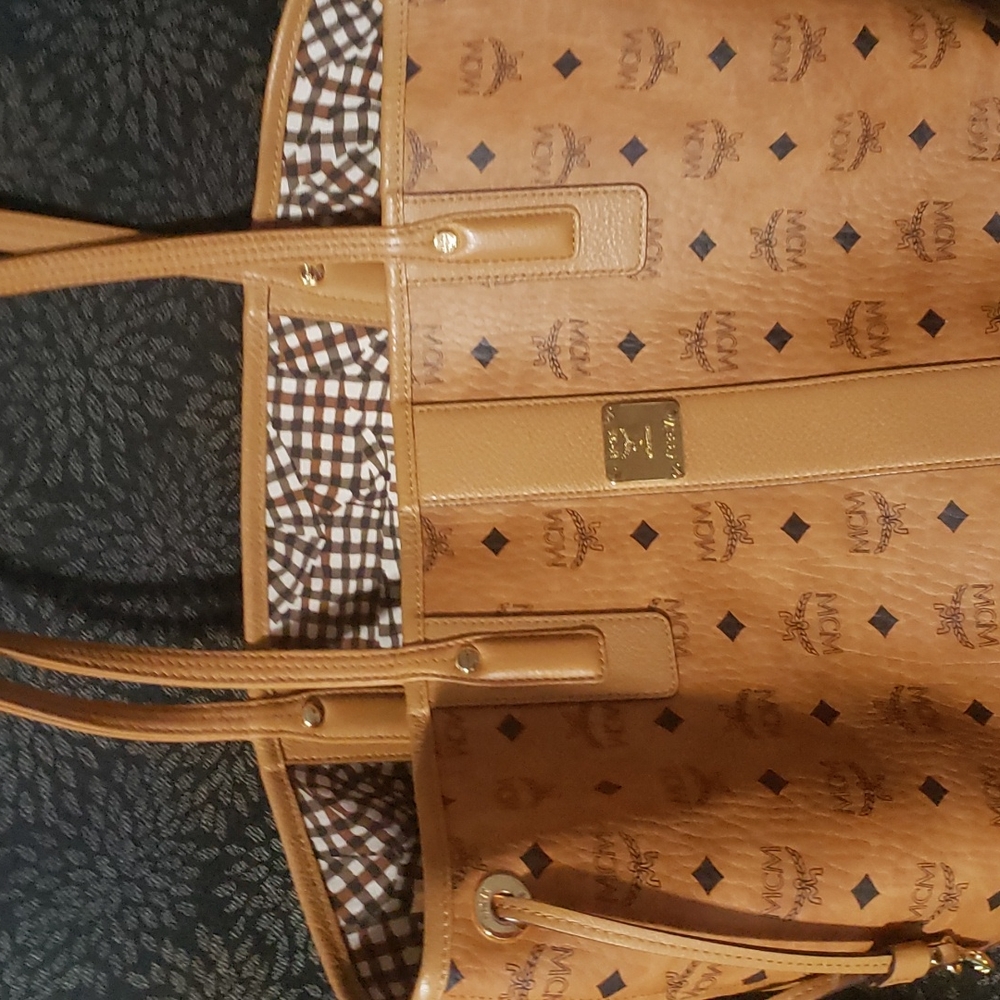 MCM Cognac Tote